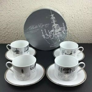 Tea Set: platinum chandelier